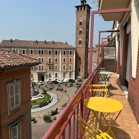 Ca Vascello- Terrazza Panoramica In Centro 公寓 阿斯蒂